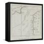 Map of the Coast of the Late Wrecks-null-Framed Stretched Canvas