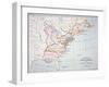 Map of the Colonies of North America at the Time of the Declaration of Independence-American-Framed Giclee Print