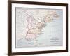 Map of the Colonies of North America at the Time of the Declaration of Independence-American-Framed Giclee Print