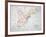 Map of the Colonies of North America at the Time of the Declaration of Independence-American-Framed Giclee Print