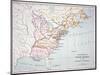 Map of the Colonies of North America at the Time of the Declaration of Independence-American-Mounted Giclee Print