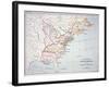 Map of the Colonies of North America at the Time of the Declaration of Independence-American-Framed Giclee Print