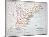 Map of the Colonies of North America at the Time of the Declaration of Independence-American-Mounted Giclee Print