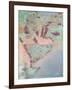 Map of the Countries of the Persian Golf, from the 'Sala Del Mappamondo'-Antonio Giovanni de Varese-Framed Giclee Print