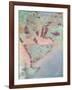Map of the Countries of the Persian Golf, from the 'Sala Del Mappamondo'-Antonio Giovanni de Varese-Framed Giclee Print