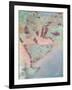 Map of the Countries of the Persian Golf, from the 'Sala Del Mappamondo'-Antonio Giovanni de Varese-Framed Giclee Print