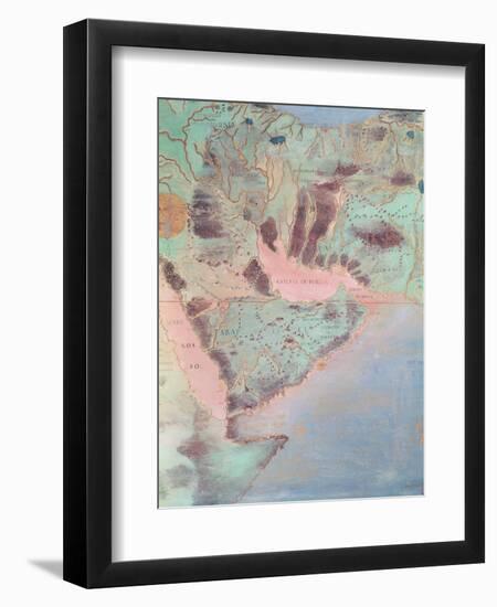 Map of the Countries of the Persian Golf, from the 'Sala Del Mappamondo'-Antonio Giovanni de Varese-Framed Giclee Print