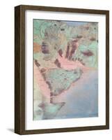 Map of the Countries of the Persian Golf, from the 'Sala Del Mappamondo'-Antonio Giovanni de Varese-Framed Giclee Print