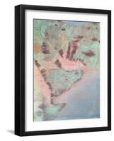 Map of the Countries of the Persian Golf, from the 'Sala Del Mappamondo'-Antonio Giovanni de Varese-Framed Giclee Print