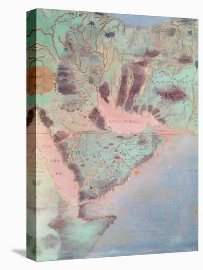 Map of the Countries of the Persian Golf, from the 'Sala Del Mappamondo'-Antonio Giovanni de Varese-Stretched Canvas