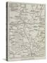 Map of the Country around Plevna-null-Stretched Canvas
