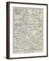 Map of the Country around Plevna-null-Framed Giclee Print