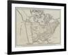 Map of the Country Between Auckland and the River Waikato-John Dower-Framed Giclee Print