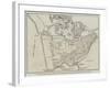 Map of the Country Between Auckland and the River Waikato-John Dower-Framed Giclee Print