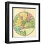 Map of the Country Twenty Five Miles Round the City of New York, c.1848-Jeremiah Greenleaf-Framed Art Print