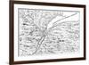 Map of the Course of the River St Lawrence as Far as Quebec, 1730-null-Framed Giclee Print