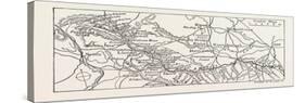 Map of the Course of the Wharfe-null-Stretched Canvas
