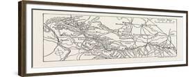 Map of the Course of the Wharfe-null-Framed Giclee Print