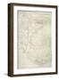 Map of the Cutch Region of India and its Border with Neighbouring Baluchistan-null-Framed Giclee Print