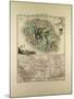 Map of the Democratic Republic of the Congo La Réunion Dahomey and Obock 1896-null-Mounted Giclee Print