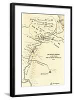 Map of the Discovery of the West-null-Framed Giclee Print