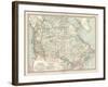 Map of the Dominion of Canada and Newfoundland-Encyclopaedia Britannica-Framed Art Print