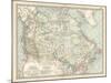 Map of the Dominion of Canada and Newfoundland-Encyclopaedia Britannica-Mounted Art Print