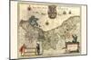 Map Of The Duchy Of Pomerania-Willem Janszoon Blaeu-Mounted Art Print