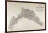 Map of the Dukedom of Genoa, Turin in Copper, 1846-null-Framed Giclee Print