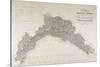 Map of the Dukedom of Genoa, Turin in Copper, 1846-null-Stretched Canvas