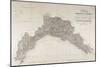 Map of the Dukedom of Genoa, Turin in Copper, 1846-null-Mounted Giclee Print