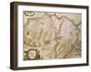 Map of the Dukedom of Parma from Regionum Italiae by Willem Blaeued in Italy-null-Framed Giclee Print