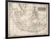 Map of the East India Islands Including the Philippines the Celebes Papua New Guinea Sumatra-A. Findlay-Framed Photographic Print