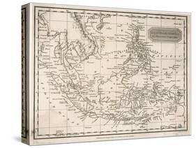 Map of the East India Islands Including the Philippines the Celebes Papua New Guinea Sumatra-A. Findlay-Stretched Canvas