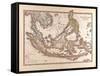 Map of the East Indian Islands, 1872-null-Framed Stretched Canvas