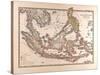 Map of the East Indian Islands, 1872-null-Stretched Canvas