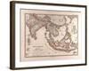 Map of the East Indies, 1872-null-Framed Giclee Print