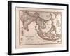 Map of the East Indies, 1872-null-Framed Giclee Print