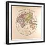 Map of the Eastern Hemisphere, 1872-null-Framed Giclee Print