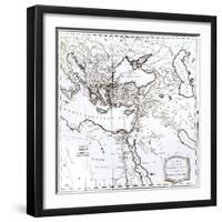 Map of the Eastern Part of the Roman Empire, c.1808-null-Framed Giclee Print