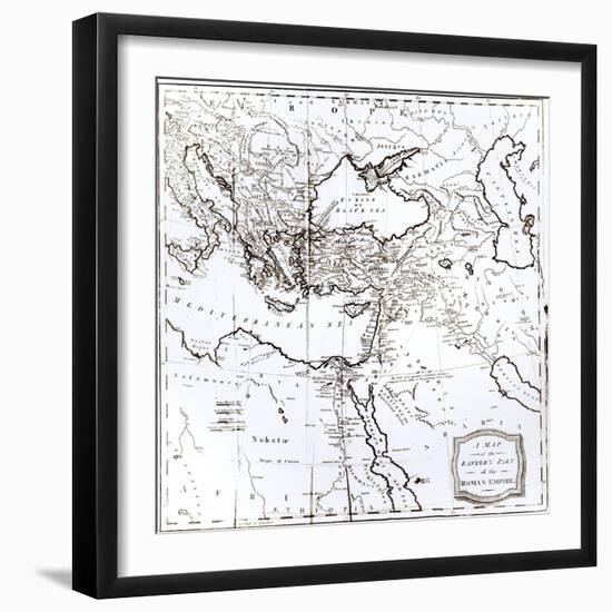 Map of the Eastern Part of the Roman Empire, c.1808-null-Framed Giclee Print