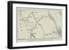 Map of the Eastern Soudan, Showing the Route from Souakim to Berber-null-Framed Giclee Print