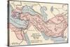 Map of the Empire of Alexander the Great in 323 Bc-null-Stretched Canvas