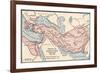 Map of the Empire of Alexander the Great in 323 Bc-null-Framed Giclee Print