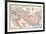 Map of the Empire of Alexander the Great in 323 Bc-null-Framed Giclee Print