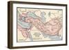 Map of the Empire of Alexander the Great in 323 Bc-null-Framed Giclee Print