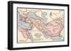 Map of the Empire of Alexander the Great in 323 Bc-null-Framed Giclee Print