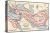 Map of the Empire of Alexander the Great in 323 Bc-null-Stretched Canvas