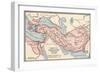Map of the Empire of Alexander the Great in 323 Bc-null-Framed Giclee Print