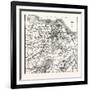 Map of the Environs of Edinburgh-null-Framed Giclee Print